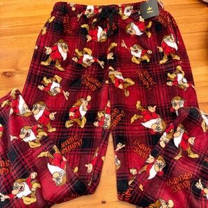 NWT Disney Grumpy Men’s Fleece Pajama lounge pants unisex